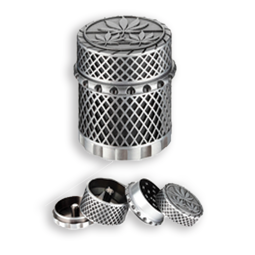 Grinder - Antique Silver (4 Part)