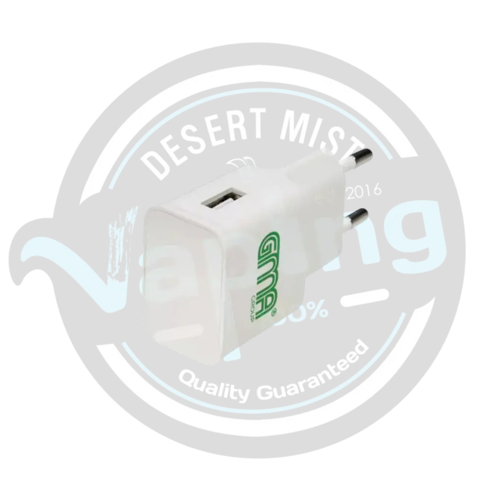 GMA | WALL CHARGER - 2.4A 12W USB (WHITE)