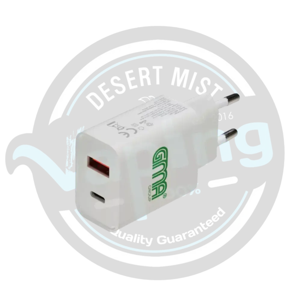 GMA | WALL CHARGER - 3A 20W USB + USB-C