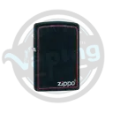 ZIPPO | Matte Black W/Red Border