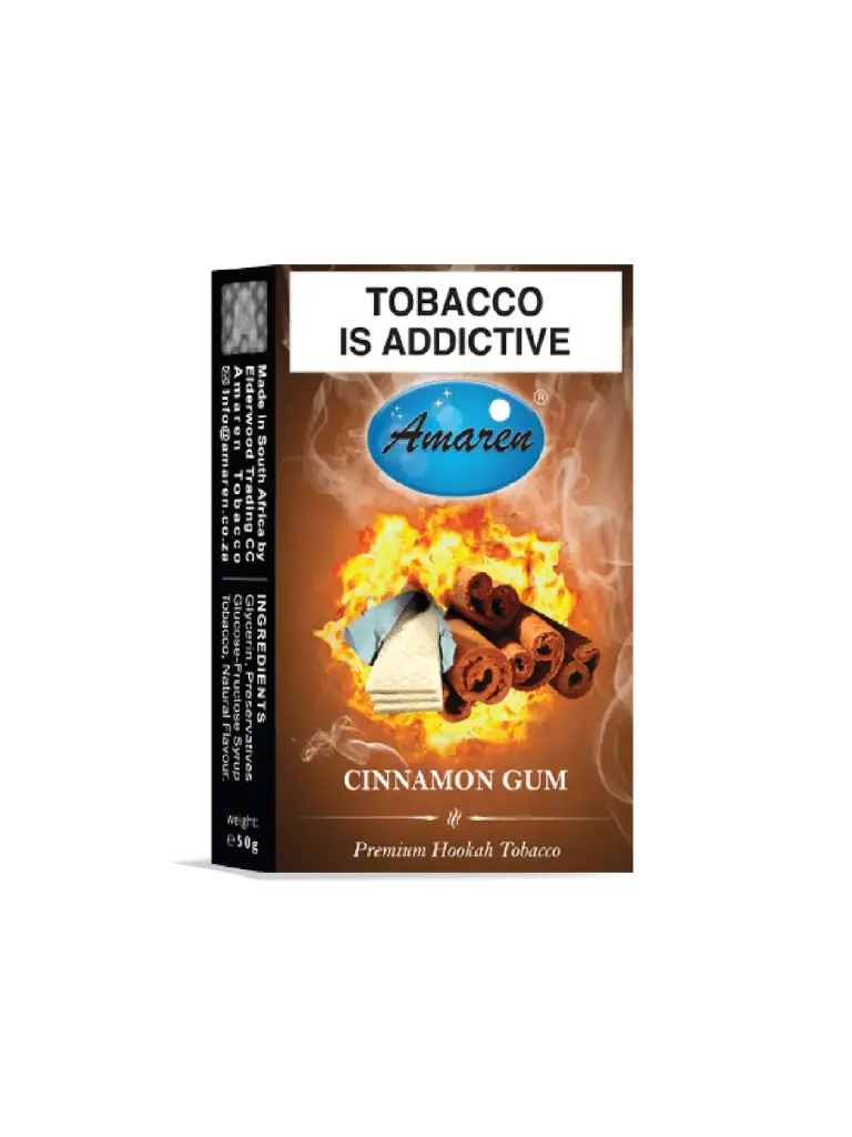 (DC) - AMAREN | Cinnamon Gum Packet (50g) | Desert Mist Vaping