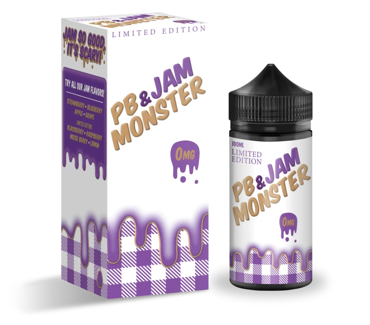 PB & JAM MONSTER Grape 100ml Desert Mist Vaping